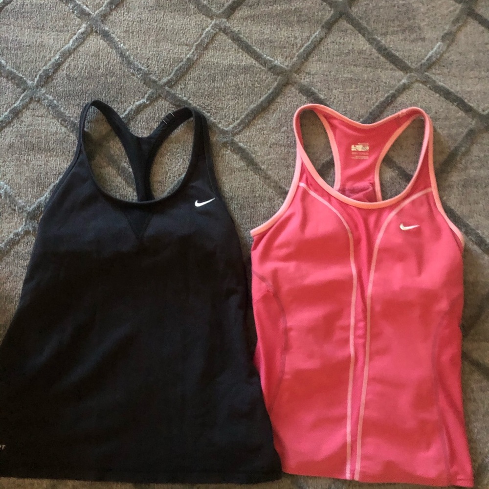 Lot of three Nike Dri-fit workout tank tops xs